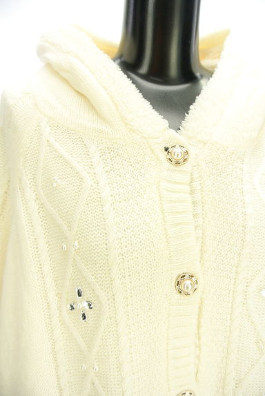 axes femme（アクシーズファム）の古着「フーディニットポンチョ（カーディガン・ボレロ）」大画像４へ