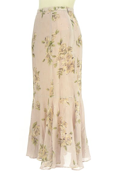 クリックで大画像表示 DEICY(デイシー)の古着「花柄マーメイドミモレスカート(スカート)」大画像3へ