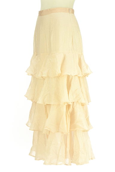 クリックで大画像表示 DEICY(デイシー)の古着「me&me couture ボリュームティアードスカート(ロングスカート・マキシスカート)」大画像3へ