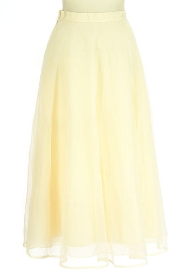 クリックで大画像表示 DEICY(デイシー)の古着「パール付きロングチュールスカート(ロングスカート・マキシスカート)」大画像2へ