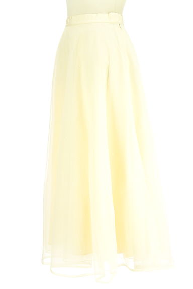 クリックで大画像表示 DEICY(デイシー)の古着「パール付きロングチュールスカート(ロングスカート・マキシスカート)」大画像3へ