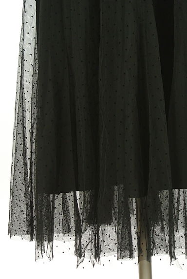 Snidel（スナイデル）の古着「ドットチュール5分袖ロングワンピース（ワンピース・チュニック）」大画像５へ