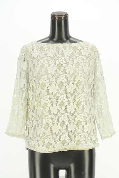 DEICY（デイシー）の古着「7分袖総レースブラウス（カットソー・プルオーバー）」大画像１へ