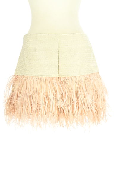 クリックで大画像表示 DEICY(デイシー)の古着「フェザー×ツイードミニスカート(ミニスカート)」大画像1へ