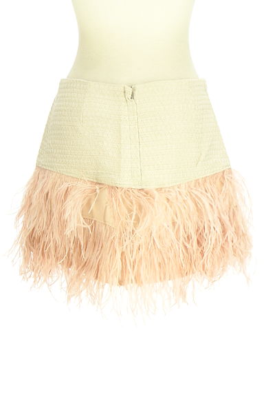 クリックで大画像表示 DEICY(デイシー)の古着「フェザー×ツイードミニスカート(ミニスカート)」大画像2へ