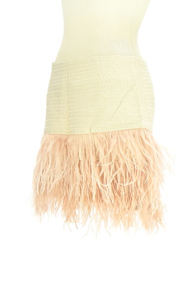 クリックで大画像表示 DEICY(デイシー)の古着「フェザー×ツイードミニスカート(ミニスカート)」大画像3へ