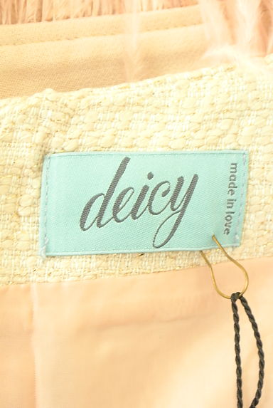 クリックで大画像表示 DEICY(デイシー)の古着「フェザー×ツイードミニスカート(ミニスカート)」大画像6へ