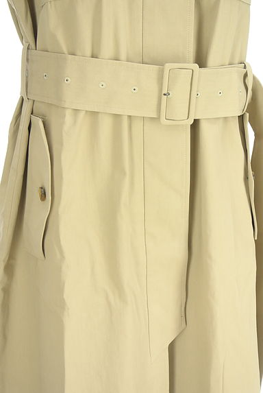 クリックで大画像表示 theory luxe(セオリーリュクス)の古着「ベルト付きトレンチ風ロングジレ(トレンチコート)」大画像5へ