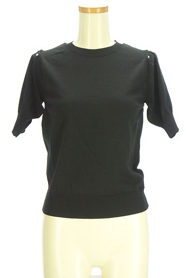 PROPORTION BODY DRESSING（プロポーションボディドレッシング）の古着「パール付き2WAYオープンショルダーニット（ニット）」大画像１へ