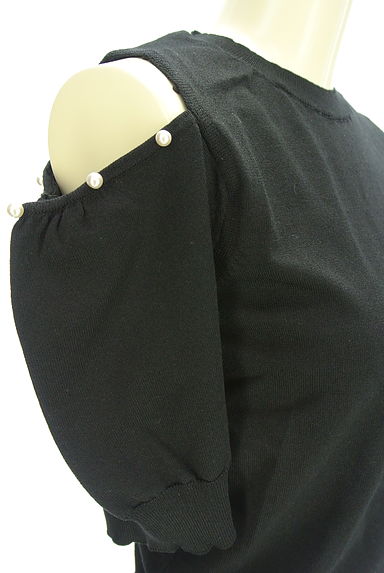 PROPORTION BODY DRESSING（プロポーションボディドレッシング）の古着「パール付き2WAYオープンショルダーニット（ニット）」大画像５へ