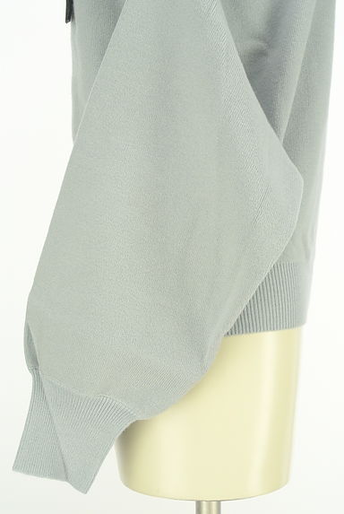 PROPORTION BODY DRESSING（プロポーションボディドレッシング）の古着「ベロア肩紐付きオフショルにっと（ニット）」大画像５へ