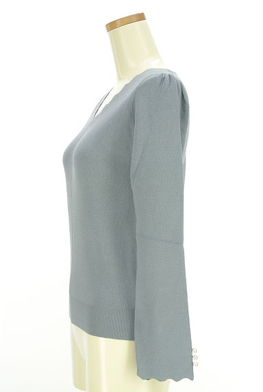 クリックで大画像表示 PROPORTION BODY DRESSING(プロポーションボディドレッシング)の古着「スカラップハイゲージニット(ニット)」大画像3へ