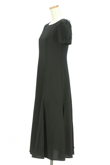 クリックで大画像表示 PROPORTION BODY DRESSING(プロポーションボディドレッシング)の古着「後ろVネックロングフレアワンピース(ワンピース・チュニック)」大画像3へ