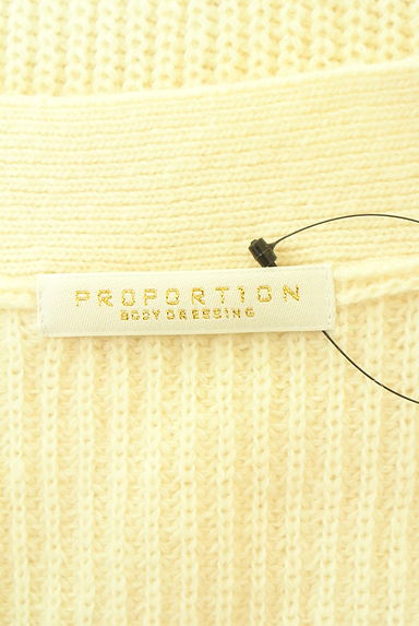 PROPORTION BODY DRESSING（プロポーションボディドレッシング）の古着「ミドルニットカーディガン（カーディガン・ボレロ）」大画像６へ