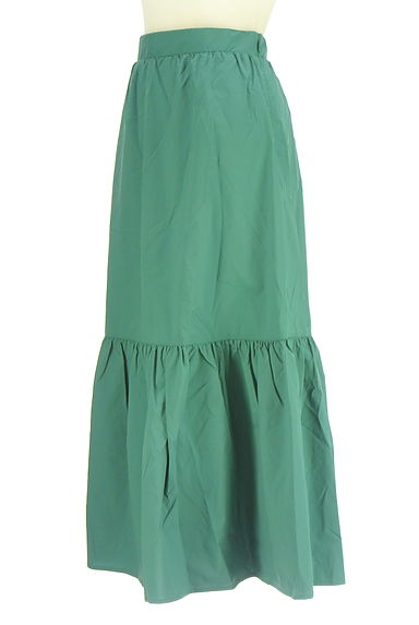 クリックで大画像表示 PROPORTION BODY DRESSING(プロポーションボディドレッシング)の古着「ティアードロングフレアスカート(ロングスカート・マキシスカート)」大画像3へ