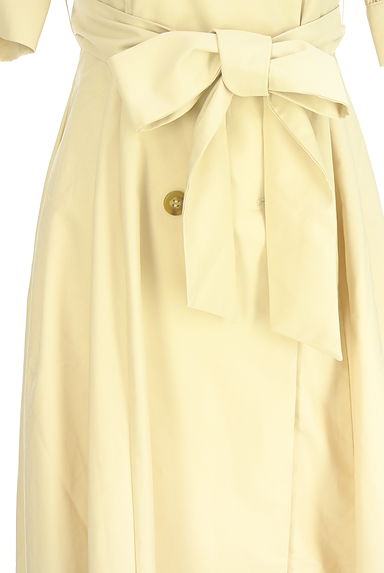 PROPORTION BODY DRESSING（プロポーションボディドレッシング）の古着「パフスリーブトレンチ風ミモレワンピース（ワンピース・チュニック）」大画像５へ