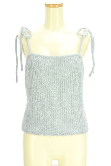 PROPORTION BODY DRESSING（プロポーションボディドレッシング）の古着「ラメニットキャミ+カーディガン（アンサンブル）」大画像４へ