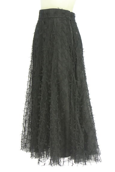 クリックで大画像表示 PROPORTION BODY DRESSING(プロポーションボディドレッシング)の古着「ドット×リボンチュールロングスカート(ロングスカート・マキシスカート)」大画像3へ