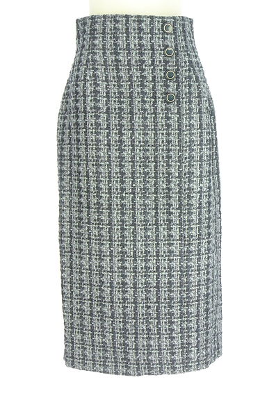 クリックで大画像表示 PROPORTION BODY DRESSING(プロポーションボディドレッシング)の古着「ツイードミモレタイトスカート(ロングスカート・マキシスカート)」大画像1へ