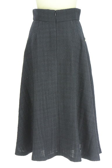 PROPORTION BODY DRESSING（プロポーションボディドレッシング）の古着「パール付きミモレフレアスカート（ロングスカート・マキシスカート）」大画像２へ