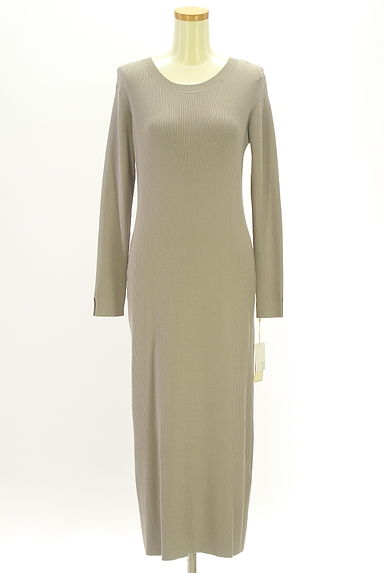 クリックで大画像表示 PROPORTION BODY DRESSING(プロポーションボディドレッシング)の古着「EDIT COLOGNE チュールビスチェ付きリブニットワピース(ワンピース・チュニック)」大画像5へ