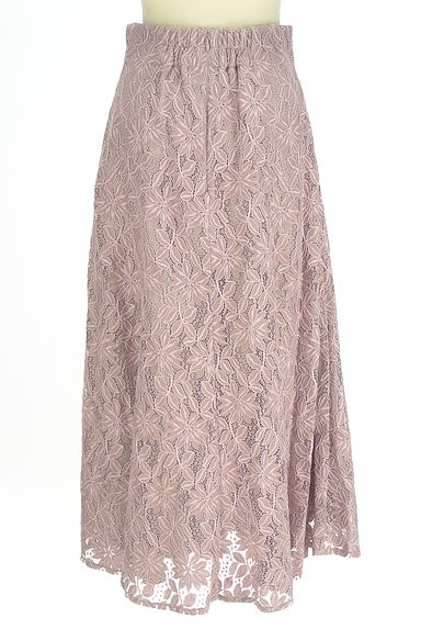 クリックで大画像表示 PROPORTION BODY DRESSING(プロポーションボディドレッシング)の古着「花柄レースロングスカート(ロングスカート・マキシスカート)」大画像2へ