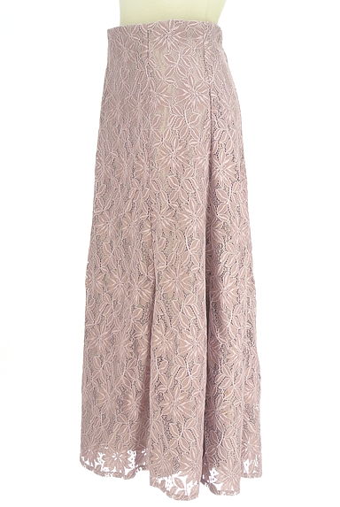 クリックで大画像表示 PROPORTION BODY DRESSING(プロポーションボディドレッシング)の古着「花柄レースロングスカート(ロングスカート・マキシスカート)」大画像3へ