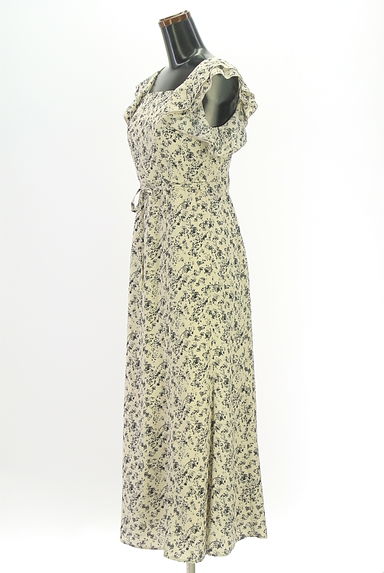 クリックで大画像表示 PROPORTION BODY DRESSING(プロポーションボディドレッシング)の古着「小花柄ノースリワンピース(ワンピース・チュニック)」大画像3へ