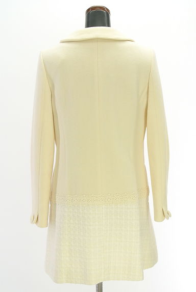 Feroux（フェルゥ）の古着「ツイード切替ウール混コート（コート）」大画像２へ