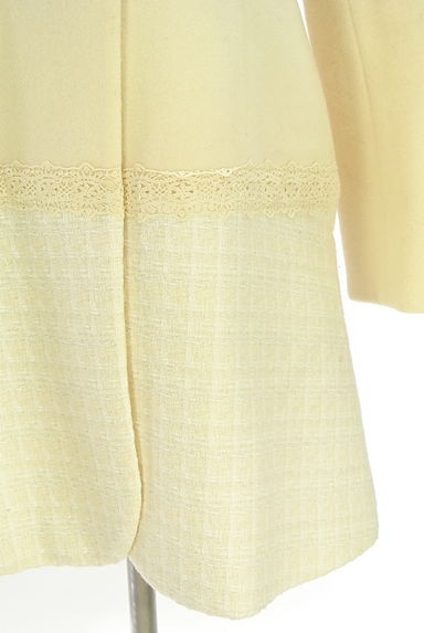 Feroux（フェルゥ）の古着「ツイード切替ウール混コート（コート）」大画像５へ