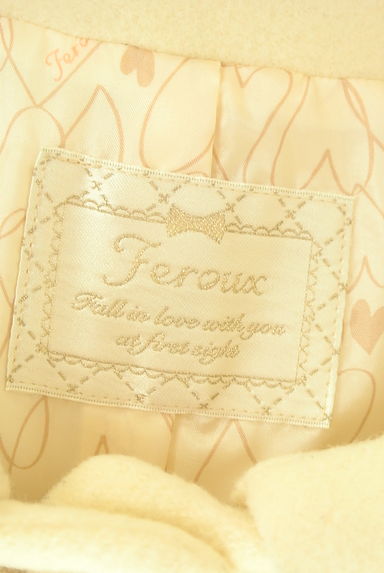 Feroux（フェルゥ）の古着「ツイード切替ウール混コート（コート）」大画像６へ