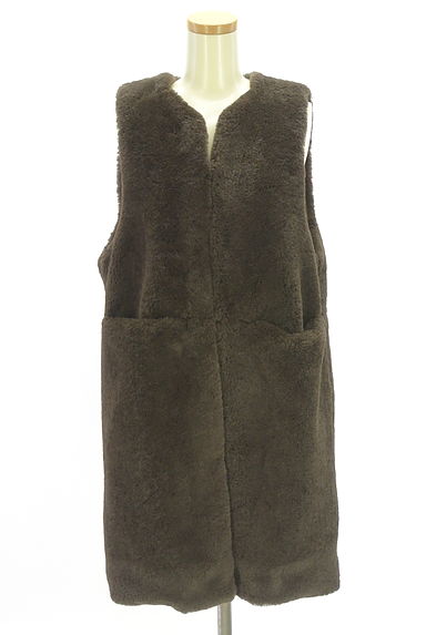 ROPE（ロペ）の古着「エコファーロングベスト（ブルゾン・スタジャン）」大画像１へ