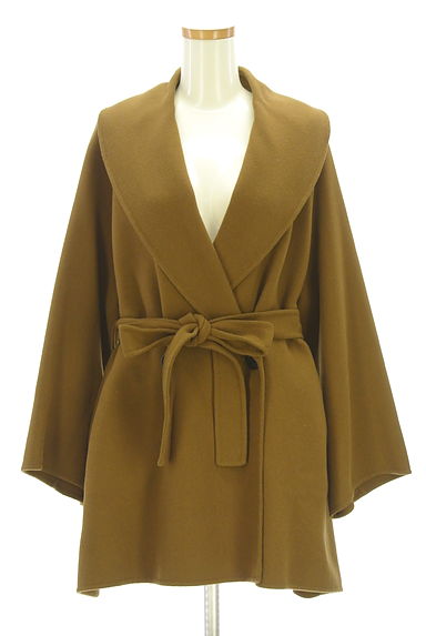 ROPE（ロペ）の古着「ベルト付きショールカラーロングコート（コート）」大画像１へ