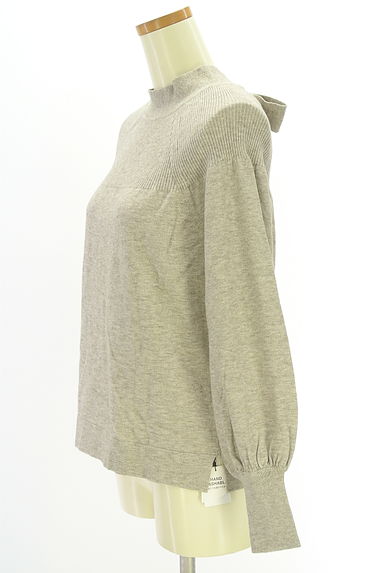 ROPE（ロペ）の古着「ボリュームスリーブモックネックニットトップス（ニット）」大画像３へ