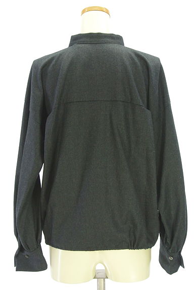 クリックで大画像表示 ROPE(ロペ)の古着「三尋木奈保さんコラボ バンドカラーウールシャツ(ブラウス)」大画像2へ