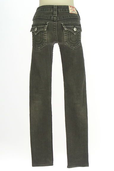 TRUE RELIGION（トゥルーレリジョン）の古着「ローライスブラックスキニーデニムパンツ（デニムパンツ）」大画像２へ