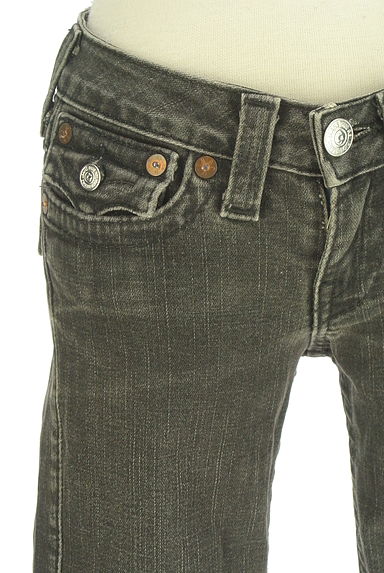 TRUE RELIGION（トゥルーレリジョン）の古着「ローライスブラックスキニーデニムパンツ（デニムパンツ）」大画像４へ