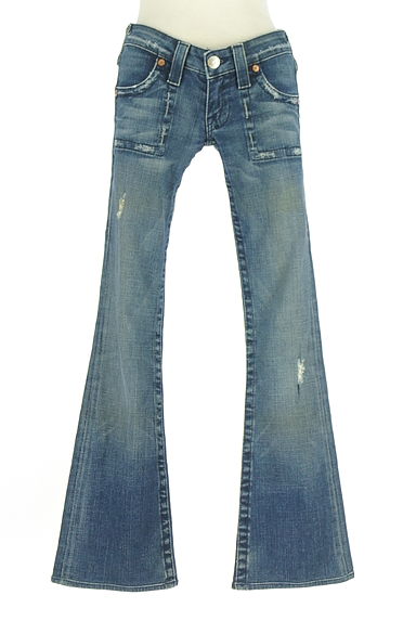 TRUE RELIGION（トゥルーレリジョン）の古着「ダメージ加工ブーツカットデニム（デニムパンツ）」大画像１へ