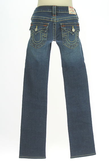 TRUE RELIGION（トゥルーレリジョン）の古着「ウォッシュド加工ストレートデニム（デニムパンツ）」大画像２へ