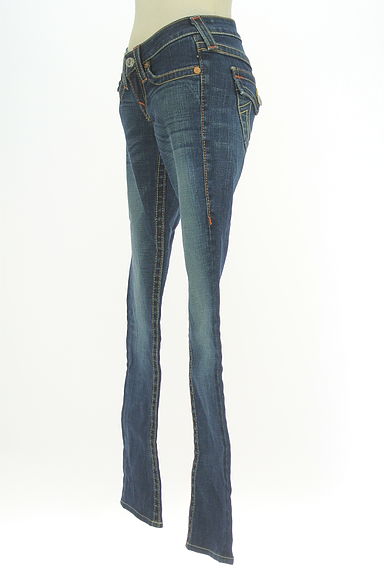 TRUE RELIGION（トゥルーレリジョン）の古着「ウォッシュド加工ストレートデニム（デニムパンツ）」大画像３へ