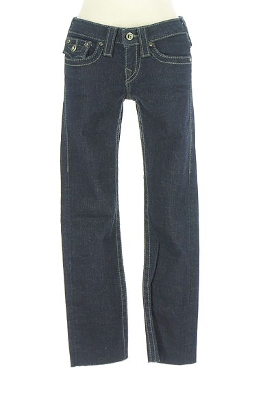 クリックで大画像表示 TRUE RELIGION(トゥルーレリジョン)の古着「ラインストーンリベットスキニーデニム(デニムパンツ)」大画像1へ