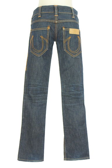 クリックで大画像表示 TRUE RELIGION(トゥルーレリジョン)の古着「ローライズインディゴデニムパンツ(デニムパンツ)」大画像2へ