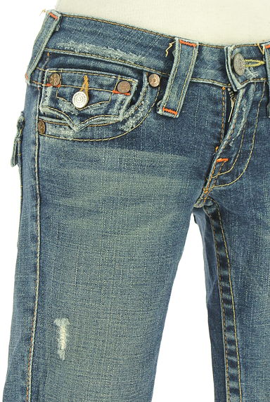 クリックで大画像表示 TRUE RELIGION(トゥルーレリジョン)の古着「ブーツカットローライズデニムパンツ(デニムパンツ)」大画像4へ