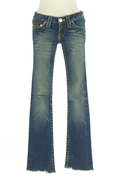 TRUE RELIGION（トゥルーレリジョン）の古着「カットオフストレートデニム（デニムパンツ）」大画像１へ