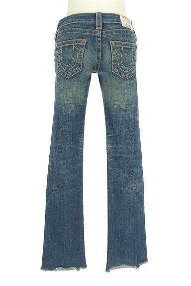 TRUE RELIGION（トゥルーレリジョン）の古着「カットオフストレートデニム（デニムパンツ）」大画像２へ
