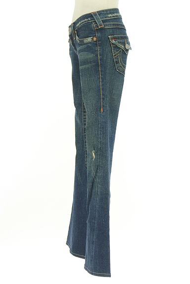 クリックで大画像表示 TRUE RELIGION(トゥルーレリジョン)の古着「ダメージ加工ブーツカットデニム(デニムパンツ)」大画像3へ