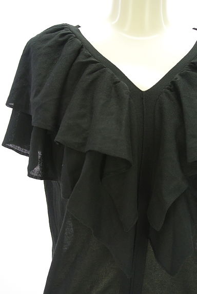 クリックで大画像表示 Stola.(ストラ)の古着「ティアードフリル襟シアーニット(ニット)」大画像4へ