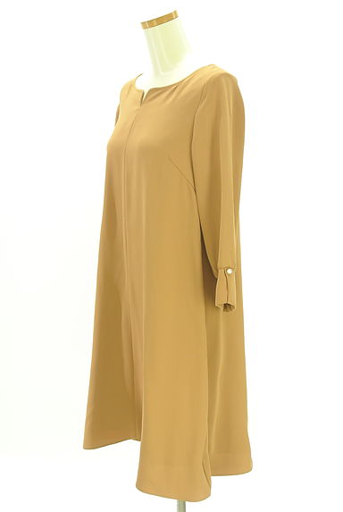 クリックで大画像表示 Stola.(ストラ)の古着「8分袖バックレース膝丈ワンピース(ワンピース・チュニック)」大画像3へ