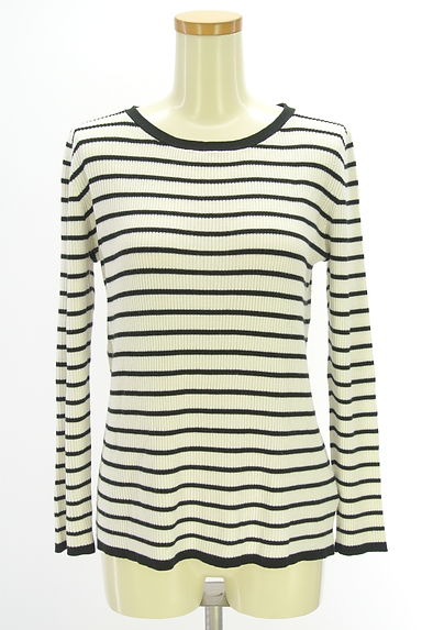 Stola.（ストラ）の古着「ボーダーリブニット（ニット）」大画像１へ