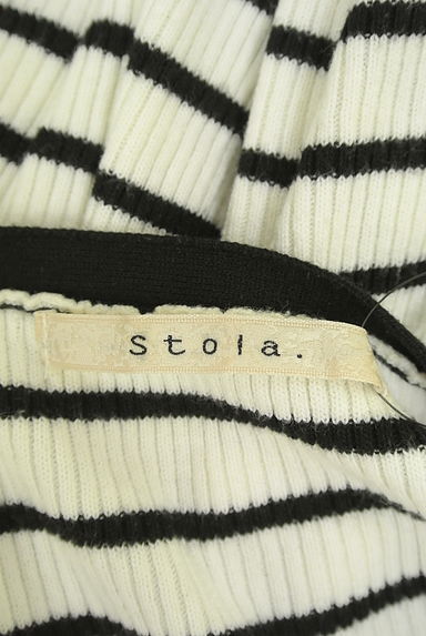 Stola.（ストラ）の古着「ボーダーリブニット（ニット）」大画像６へ